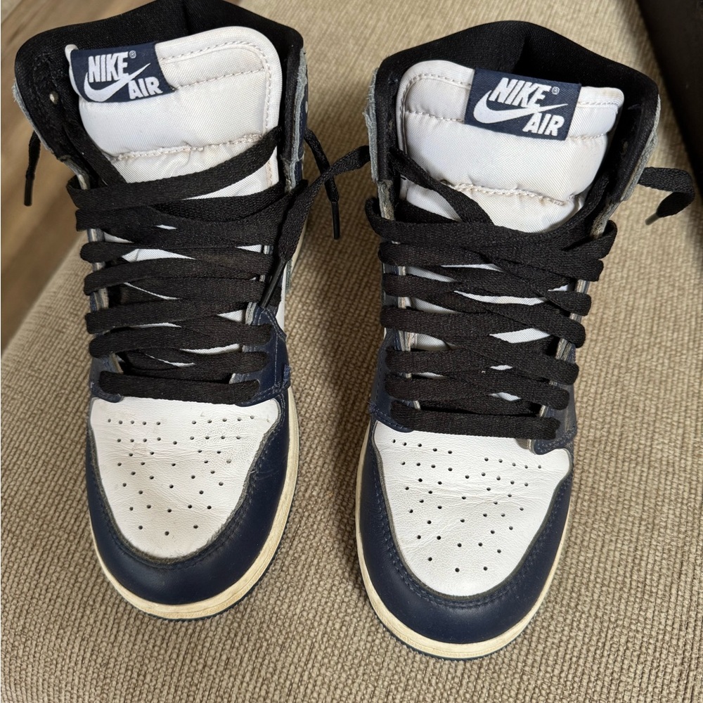 Nike Air High-Top Sneakers - Black and White